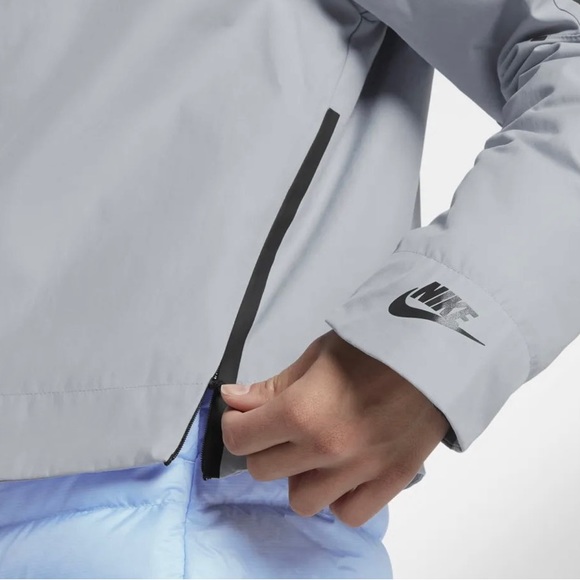 NWT Women's Nike Sportswear AeroLoft 3-in-1 Jacket Coat Blue - Picture 3 of 8